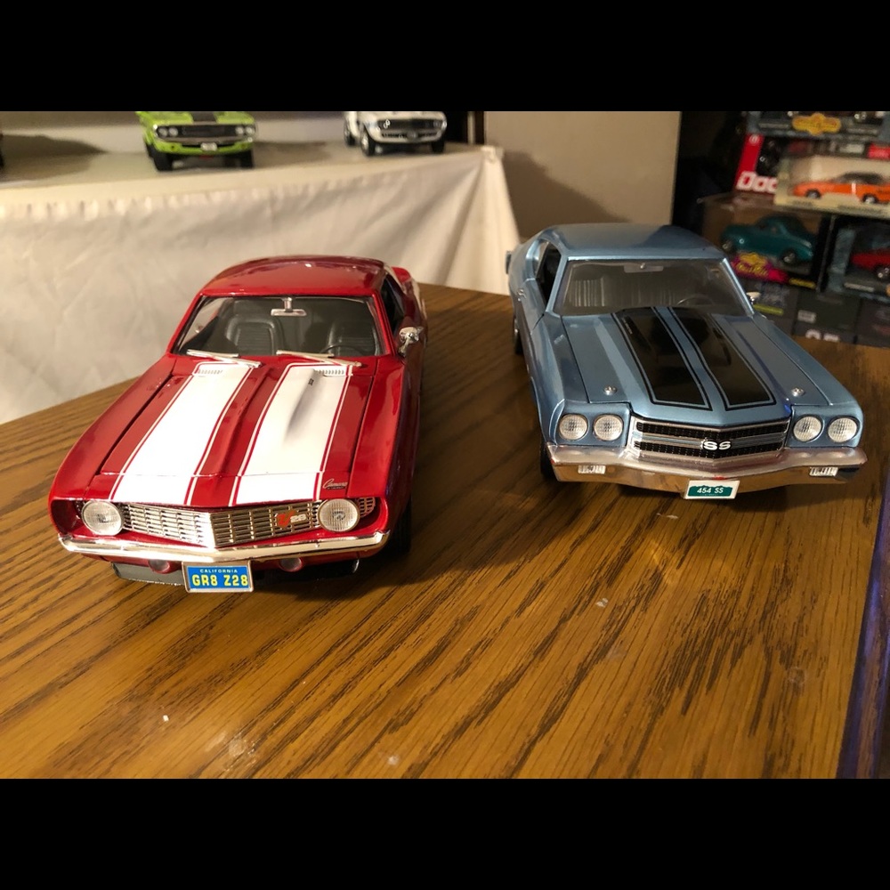 ERTL Two 118 scale muscle cars
